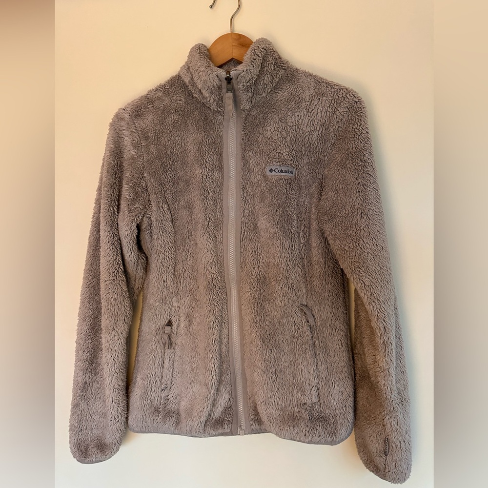 Women’s Columbia Full Zip Plush Fleece Jacket size SMALL